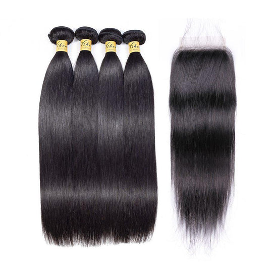 peruvian virgin hair straight human hair bundles