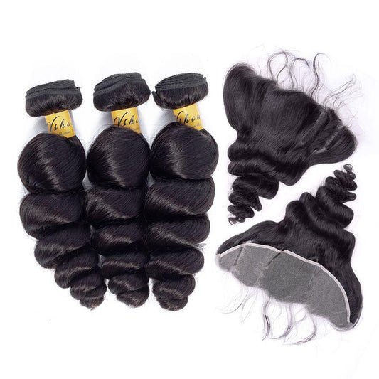 indian virgin hair loose wave human hair bundles