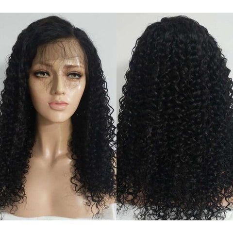 VSHOW Kinky Curly Human Hair 360 Lace Wigs Kinky Curly Wigs for Women