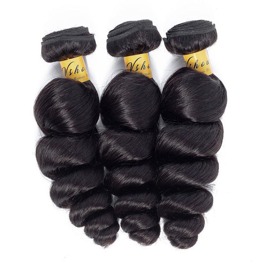 malaysian virgin hair loose wave human hair bundles