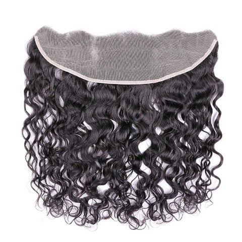 VSHOW HAIR 100% Virgin Human Hair Natural Wave 13x4 13x6 Lace Frontal Natural Black