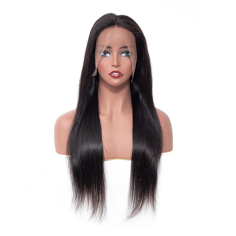 VSHOW Straight Hair Lace Front Human Hair Wigs Trendy Shoulder Length Human Hair