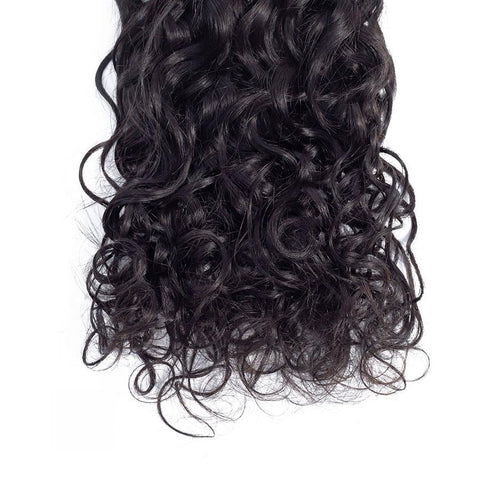 VSHOW HAIR Premium 9A Indian Human Virgin Hair Natural Wave Natural Black 3 Bundles Deal