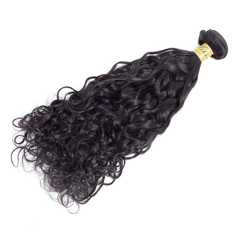 VSHOW HAIR Premium 9A Malaysian Human Virgin Hair Natural Wave Natural Black 3 Bundles Deal