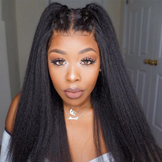 VSHOW HAIR Premium 9A Mongolian Virgin Human Hair YaKi 3 or 4 Bundles with Closure Popular Sizes